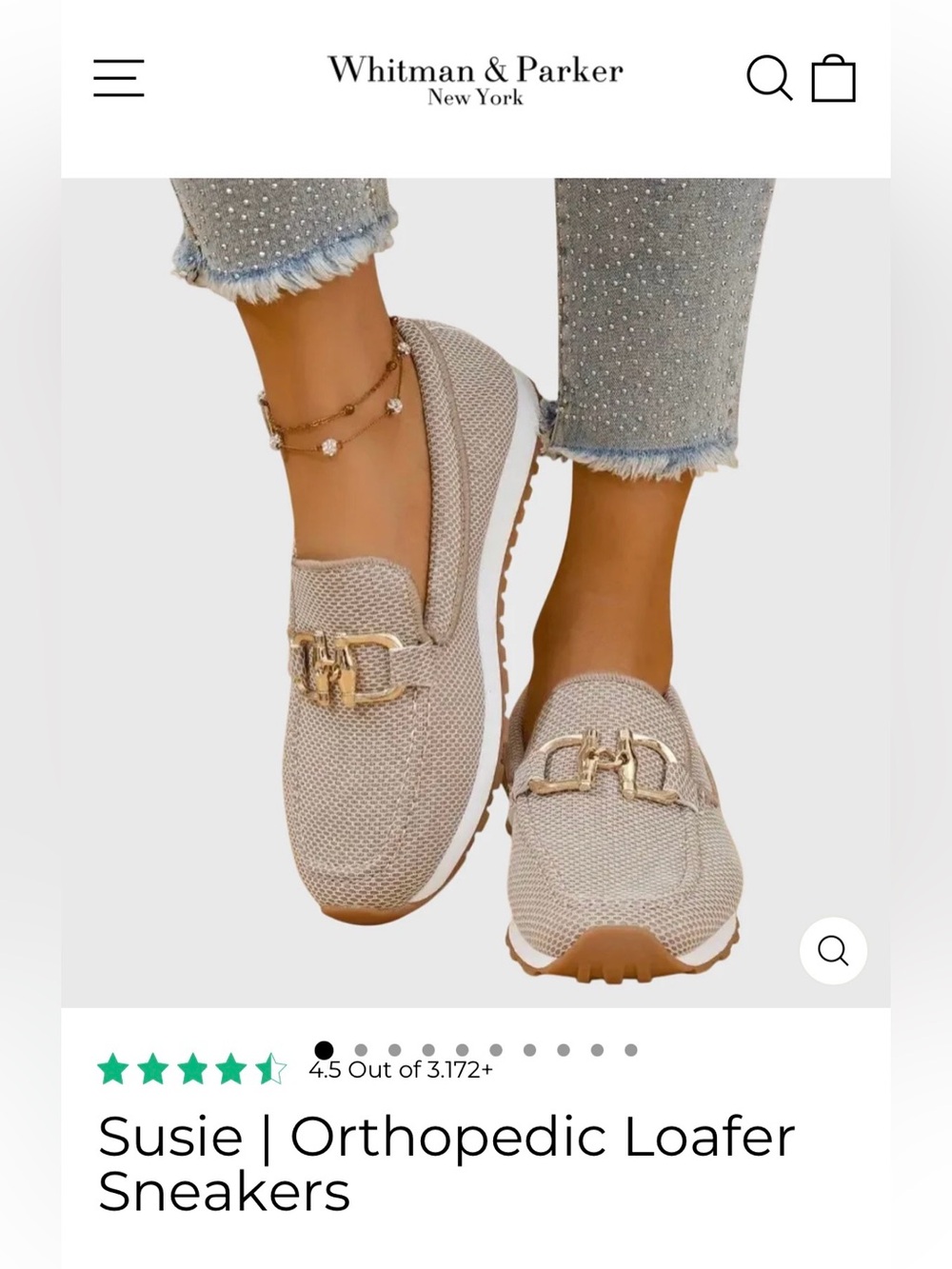 New Susie Loafer Sneakers - Beige